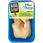 Cuisses de poulet jaune Plein Champ - LE PETIT MARCHÉ DE LOUÉ en promo chez Carrefour Reims à 7,20 €