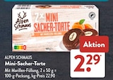 Mini-Sacher-Torte Angebote von Alpen Schmaus bei ALDI SÜD Weinheim für 2,29 €