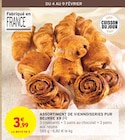 Assortiment de viennoiseries pur beurre X9 dans le catalogue Intermarché