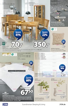 Bett im aktuellen JYSK Prospekt (Neuss) Bett im JYSK Prospekt "Scandinavian Sleeping & Living - SPARE BIS ZU 60%" mit 17 Seiten (Neuss)