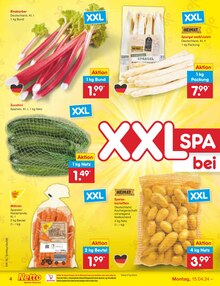 Spargel im Netto Marken-Discount Prospekt "Aktuelle Angebote" mit 49 Seiten (München)