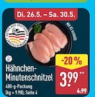 Hähnchen-Minutenschnitzel bei ALDI Nord im Prospekt "" für 3,99 €