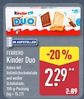 Kinder Duo im Angebot bei ALDI Nord in Recklinghausen Kinder Duo Angebote von Ferrero bei ALDI Nord Recklinghausen für 2,29 €