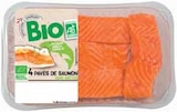 4 pavés de saumon sans arêtes bio producteurs et commerçants - BIO - Intermarché à Mérignac 4 pavés de saumon sans arêtes bio producteurs et commerçants - BIO en promo chez Intermarché Mérignac à 15,99 €
