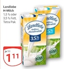 H-Milch 1,5 % Fett von Landliebe im aktuellen GLOBUS Prospekt