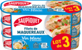 FILETS DE MAQUEREAUX AU VIN BLANC SAUPIQUET - SAUPIQUET - Auchan Hypermarché à Nogent-sur-Marne FILETS DE MAQUEREAUX AU VIN BLANC SAUPIQUET - SAUPIQUET en promo chez Auchan Hypermarché Nogent-sur-Marne à 5,90 €