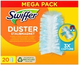 Staubmagnet Nachfüller 20er-Pack, Bodentücher trocken 80er-Pack oder Bodenstarter-Set 8+3 von Swiffer im aktuellen REWE Prospekt für 9,99 €