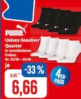 Unisex-Sneaker/Quarter bei Kaufhaus Stolz im Prospekt "" für 6,66 €