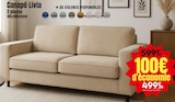 Canapé Livia en promo chez Maxi Bazar Gentilly à 499,99 €
