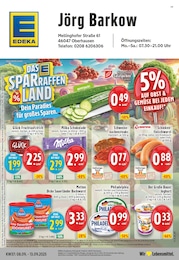 EDEKA Prospekt für Oberhausen mit 24 Seiten EDEKA Prospekt für Oberhausen: "Aktuelle Angebote", 24 Seiten, 08.09.2025 - 13.09.2025