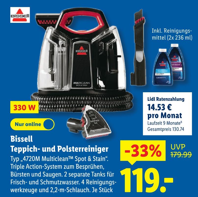 Teppich- und Polsterreiniger