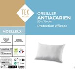 Oreiller "Anti-acarien" - TEX HOME en promo chez Carrefour Ajaccio à 12,99 €