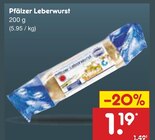 Pfälzer Leberwurst im Angebot bei Netto Marken-Discount in Dortmund Pfälzer Leberwurst Angebote bei Netto Marken-Discount Dortmund für 1,19 €