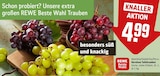 Kernlose Tafeltrauben von REWE Beste Wahl im aktuellen REWE Prospekt für 4,99 €