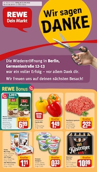 Aktueller REWE Prospekt "Dein Markt" Seite 1 von 30 Seiten für Berlin