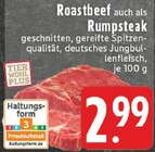 Aktuelles Roastbeef auch als Rumpsteak Angebot bei EDEKA in Koblenz ab 2,99 €
