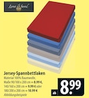 Aktuelle Spannbettlaken Angebote bei famila Nordost in Kiel Aktuelles Jersey-Spannbettlaken Angebot bei famila Nordost in Kiel ab 8,99 €