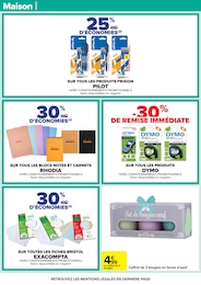 Prix et réduction Stylo dans le prospectus Carrefour en cours Offre Stylo dans le catalogue Carrefour du moment à la page 93