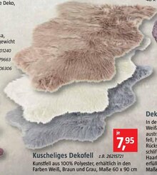 Kuscheliges Dekofell bei BAUHAUS in Krefeld Kuscheliges Dekofell im Angebot bei BAUHAUS Krefeld für 7,95 €