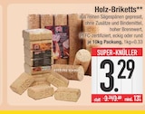 Briketts im EDEKA Prospekt Holz-Briketts im aktuellen EDEKA Prospekt für 3,29 €