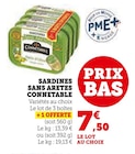 Sardines sans aretes - CONNETABLE en promo chez Super U Mulhouse à 7,50 €