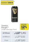 Guinness Draught im aktuellen Metro Prospekt