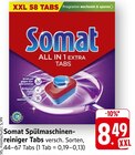 Spülmaschinenreiniger Tabs im Angebot bei E center in Reutlingen Spülmaschinenreiniger Tabs Angebote von Somat bei E center Reutlingen für 8,49 €