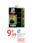 Lot de 4 boxers - FREEGUN en promo chez Intermarché Super Lille à 9,99 €