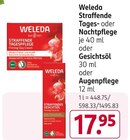 Straffende Tages- oder Nachtpflege oder Gesichtsöl oder Augenpflege von Weleda im aktuellen Rossmann Prospekt für 17,95 €