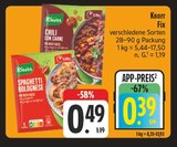 Chili con Carne Angebote von Knorr bei E center Dresden für 0,39 €