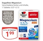 Magnesium im Angebot bei GLOBUS in Mannheim Magnesium Angebote von Doppelherz bei GLOBUS Mannheim für 1,99 €
