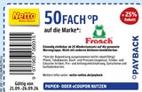 50FACH °P = 25% Rabatt im Netto Marken-Discount Prospekt 50FACH °P = 25% Rabatt von Frosch im aktuellen Netto Marken-Discount Prospekt für