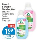 Sensitiv Weichspüler im V-Markt Prospekt Sensitiv Weichspüler von Frosch im aktuellen V-Markt Prospekt für 1,69 €