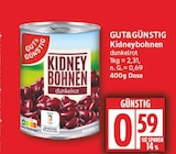 Kidneybohnen Angebote von GUT&GÜNSTIG bei EDEKA Potsdam für 0,59 €