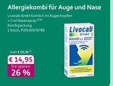direkt Kombi 4 ml Augentropfen + 5 ml Nasenspray bei mea - meine apotheke im Prospekt "" für 14,95 €