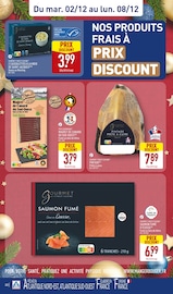 Saumon Fumé Angebote im Prospekt "DE BONNES FÊTES À PRIX DISCOUNT." von Aldi auf Seite 22