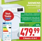 Aktuelles WÄRMEPUMPENTROCKNER Angebot bei Marktkauf in Bielefeld ab 479,99 €