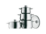0730046040 Diadem Plus 4-tlg. Topfset Cromargan® Edelstahl rostfrei 18/10 im MediaMarkt Saturn Prospekt 0730046040 Diadem Plus 4-tlg. Topfset Cromargan® Edelstahl rostfrei 18/10 von WMF im aktuellen MediaMarkt Saturn Prospekt für 89,00 €