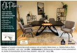 Esstisch mit Tischplatte in Keramik Marmoroptik dunkelgrau matt und Gestell in Metall schwarz Angebote von Ole Peterson bei Opti-Wohnwelt Neubrandenburg für 899,00 €
