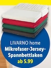 Mikrofaser-Jersey-Spannbettlaken von LIVARNO home im aktuellen Lidl Prospekt