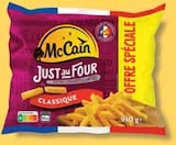 Frites Just au Four Classique Surgelées - MC CAIN - Intermarché à Charleville-Mézières Frites Just au Four Classique Surgelées - MC CAIN en promo chez Intermarché Charleville-Mézières à 1,74 €