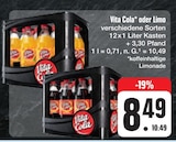 Aktuelles Vita Cola oder Limo Angebot bei E center in Suhl ab 8,49 €