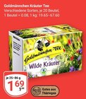 Kräuter Tee im Angebot bei GLOBUS in Gera Kräuter Tee Angebote von Goldmännchen bei GLOBUS Gera für 1,69 €