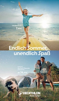 Aktueller Decathlon Prospekt für Oftersheim und Ungebung, Seiten zum blättern Decathlon Prospekt Endlich Sommer, unendlich Spaß mit Seiten in Oftersheim und Umgebung