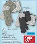 Topflappen und Ofenhandschuhe von Crofton für 3,99 € bei ALDI Nord im Angebot Topflappen und Ofenhandschuhe von Crofton im aktuellen ALDI Nord Prospekt