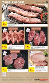 Promos Viande dans le catalogue "-50% DE REMISE IMMÉDIATE SUR LE 2ÈME" de Intermarché Super Viande en promo dans le catalogue Intermarché Super à la page 5