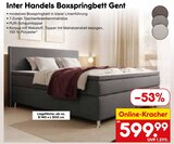 Boxspringbett Gent Angebote von Inter Handels bei Netto Marken-Discount Stralsund für 599,99 €