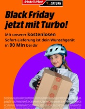 Garten im MediaMarkt Saturn Prospekt in Langenfeld Aktueller MediaMarkt Saturn Prospekt mit Garten, "Black Friday jetzt mit Turbo!", Seite 1