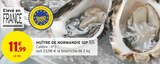 Huître de Normandie IGP en promo chez Intermarché Hyper Saumur à 11,99 €