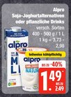 Soja-Joghurtalternativen oder pflanzliche Drinks von Alpro im aktuellen EDEKA Prospekt für 1,49 €